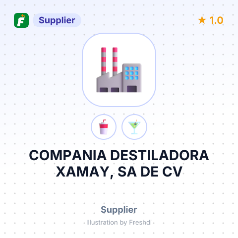 COMPANIA DESTILADORA XAMAY, SA DE CV – summary card, no photo uploaded yet