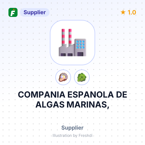 COMPANIA ESPANOLA DE ALGAS MARINAS, – summary card, no photo uploaded yet