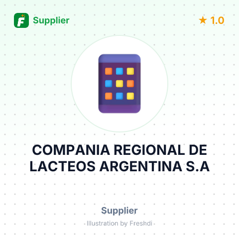 COMPANIA REGIONAL DE LACTEOS ARGENTINA S.A – summary card, no photo uploaded yet