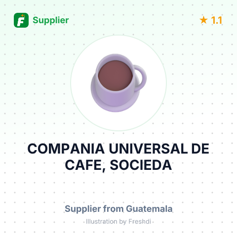 COMPANIA UNIVERSAL DE CAFE, SOCIEDA – summary card, no photo uploaded yet