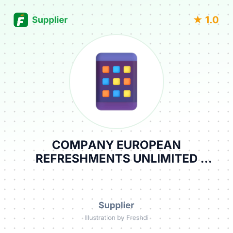 COMPANY EUROPEAN REFRESHMENTS UNLIMITED COMPANY – summary card, no photo uploaded yet