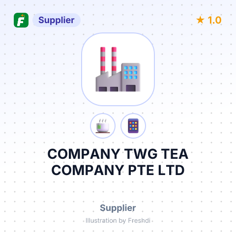 COMPANY TWG TEA COMPANY PTE LTD – summary card, no photo uploaded yet