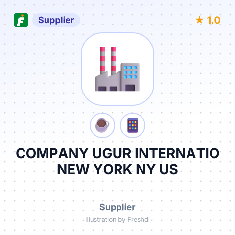 COMPANY UGUR INTERNATIO NEW YORK NY US – summary card, no photo uploaded yet