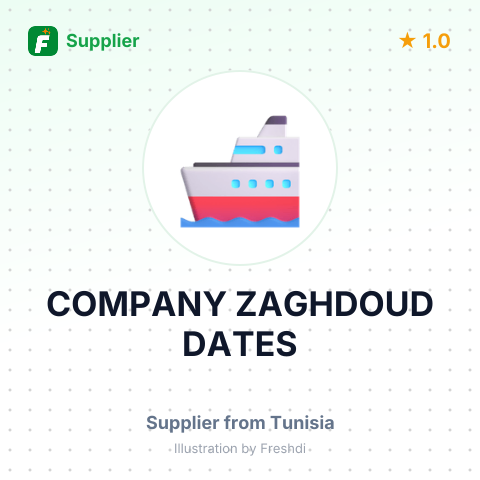COMPANY ZAGHDOUD DATES – summary card, no photo uploaded yet