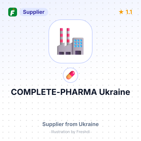 COMPLETE-PHARMA Ukraine – summary card, no photo uploaded yet