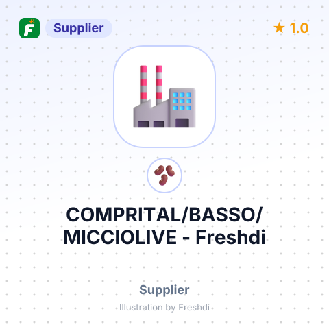 COMPRITAL/BASSO/MICCIOLIVE – summary card, no photo uploaded yet