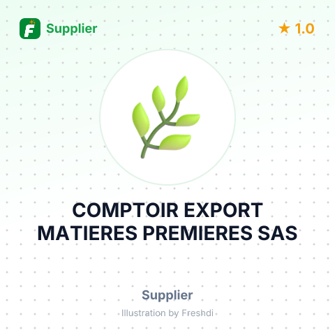COMPTOIR EXPORT MATIERES PREMIERES SAS – summary card, no photo uploaded yet