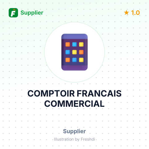 COMPTOIR FRANCAIS COMMERCIAL – summary card, no photo uploaded yet