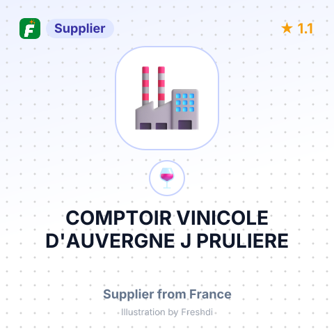 COMPTOIR VINICOLE D'AUVERGNE J PRULIERE – summary card, no photo uploaded yet