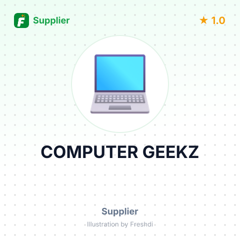COMPUTER GEEKZ – summary card, no photo uploaded yet