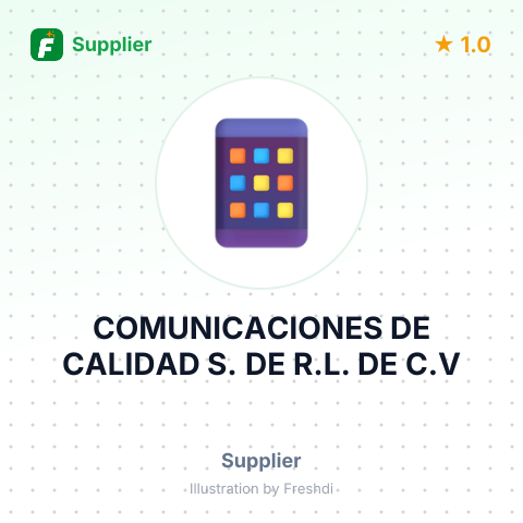 COMUNICACIONES DE CALIDAD S. DE R.L. DE C.V – summary card, no photo uploaded yet