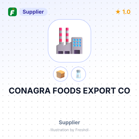 CONAGRA FOODS EXPORT CO – summary card, no photo uploaded yet