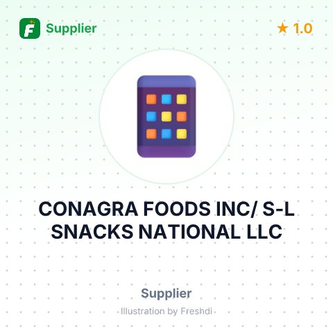 CONAGRA FOODS INC/ S-L SNACKS NATIONAL LLC – summary card, no photo uploaded yet