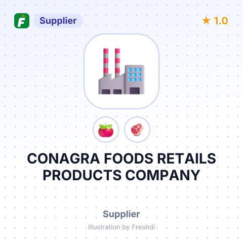 CONAGRA FOODS RETAILS PRODUCTS COMPANY – summary card, no photo uploaded yet