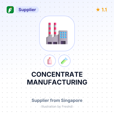 CONCENTRATE MANUFACTURING – summary card, no photo uploaded yet