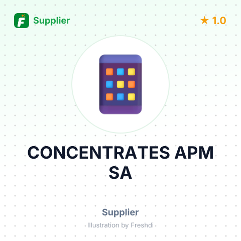 CONCENTRATES APM SA – summary card, no photo uploaded yet
