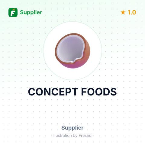CONCEPT FOODS – summary card, no photo uploaded yet
