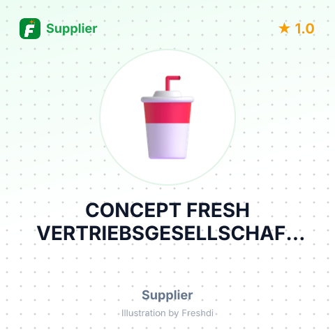 CONCEPT FRESH VERTRIEBSGESELLSCHAFT MBH – summary card, no photo uploaded yet