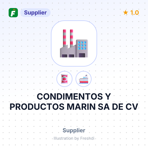 CONDIMENTOS Y PRODUCTOS MARIN SA DE CV – summary card, no photo uploaded yet