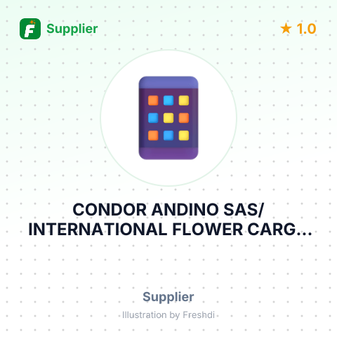 CONDOR ANDINO SAS/INTERNATIONAL FLOWER CARGO SAS – summary card, no photo uploaded yet