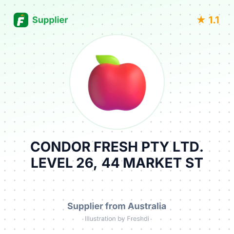 CONDOR FRESH PTY LTD. LEVEL 26, 44 MARKET ST – summary card, no photo uploaded yet