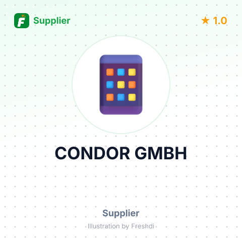 CONDOR GMBH – summary card, no photo uploaded yet