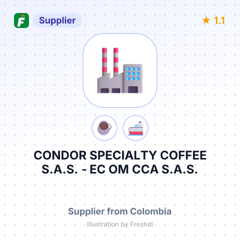 CONDOR SPECIALTY COFFEE S.A.S. - EC OM CCA S.A.S. – summary card, no photo uploaded yet