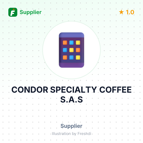 CONDOR SPECIALTY COFFEE S.A.S – summary card, no photo uploaded yet