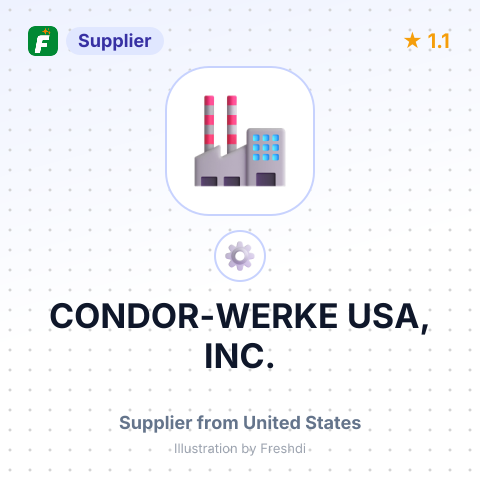 CONDOR-WERKE USA, INC. – summary card, no photo uploaded yet