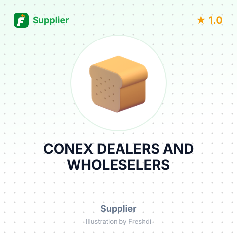 CONEX DEALERS AND WHOLESELERS – summary card, no photo uploaded yet