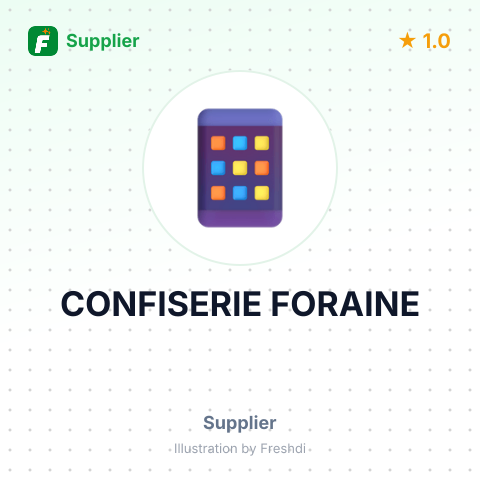CONFISERIE FORAINE – summary card, no photo uploaded yet