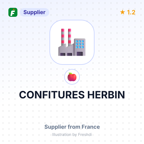 CONFITURES HERBIN – summary card, no photo uploaded yet