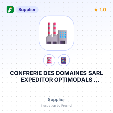 CONFRERIE DES DOMAINES SARL EXPEDITOR OPTIMODALS INTERNATIONAL RENCENU – summary card, no photo uploaded yet
