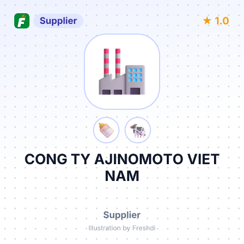 CONG TY AJINOMOTO VIET NAM – summary card, no photo uploaded yet