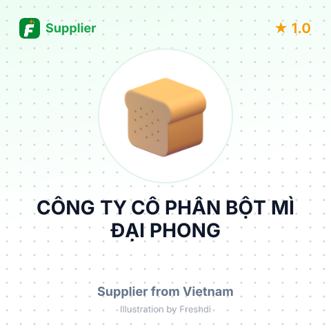 CÔNG TY CỔ PHẦN BỘT MÌ ĐẠI PHONG – summary card, no photo uploaded yet