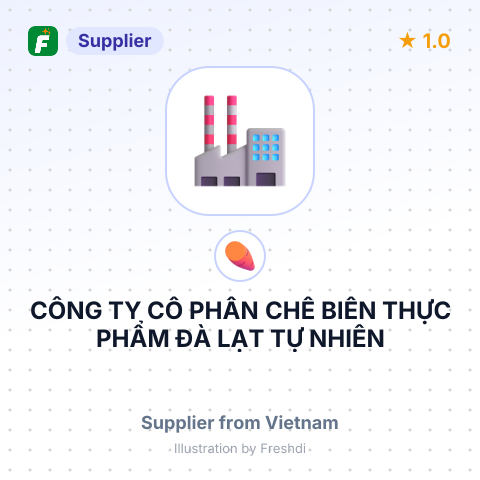 CÔNG TY CỔ PHẦN CHẾ BIẾN THỰC PHẨM ĐÀ LẠT TỰ NHIÊN – summary card, no photo uploaded yet