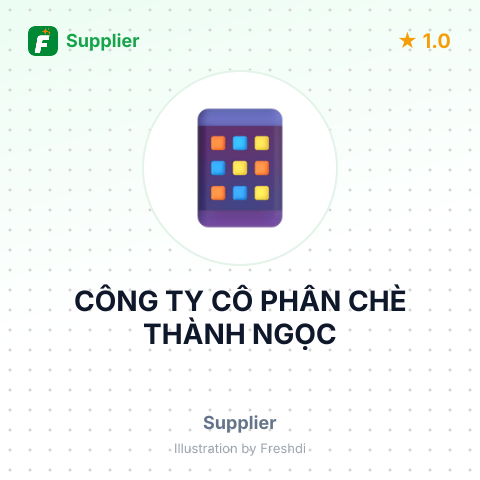 CÔNG TY CỔ PHẦN CHÈ THÀNH NGỌC – summary card, no photo uploaded yet