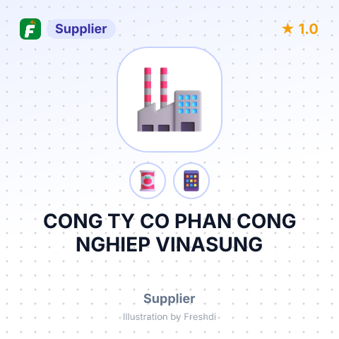 CONG TY CO PHAN CONG NGHIEP VINASUNG – summary card, no photo uploaded yet