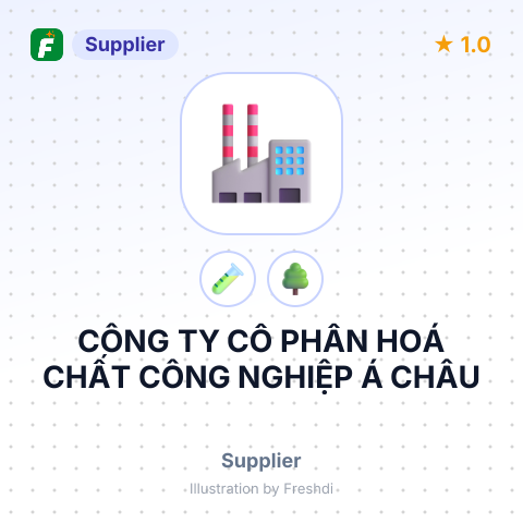 CÔNG TY CỔ PHẦN HOÁ CHẤT CÔNG NGHIỆP Á CHÂU – summary card, no photo uploaded yet