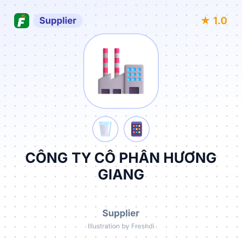 CÔNG TY CỔ PHẦN HƯƠNG GIANG – summary card, no photo uploaded yet
