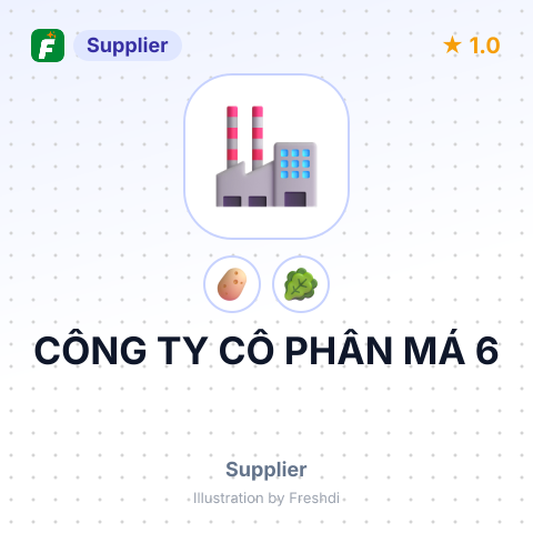 CÔNG TY CỔ PHẦN MÁ 6 – summary card, no photo uploaded yet