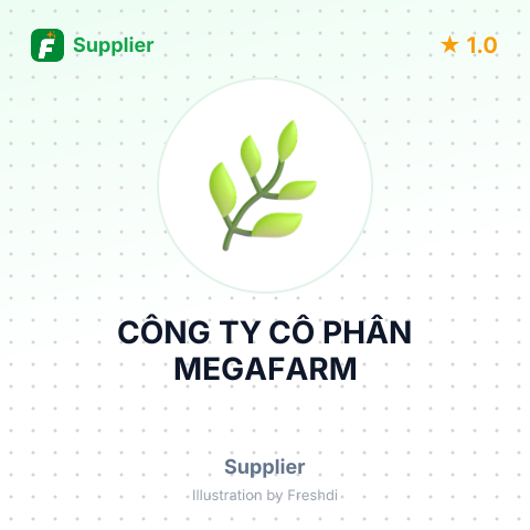 CÔNG TY CỔ PHẦN MEGAFARM – summary card, no photo uploaded yet