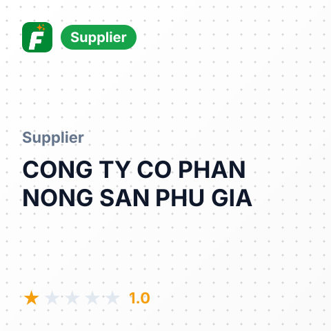 CONG TY CO PHAN NONG SAN PHU GIA – summary card, no photo uploaded yet