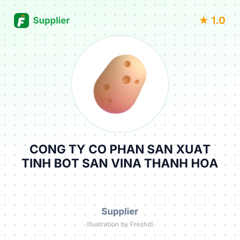 CONG TY CO PHAN SAN XUAT TINH BOT SAN VINA THANH HOA – summary card, no photo uploaded yet