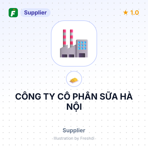 CÔNG TY CỔ PHẦN SỮA HÀ NỘI – summary card, no photo uploaded yet