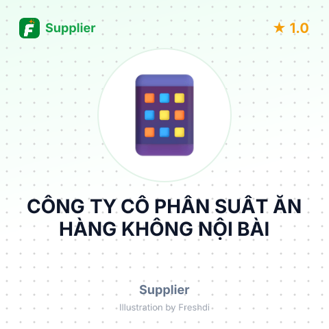 CÔNG TY CỔ PHẦN SUẤT ĂN HÀNG KHÔNG NỘI BÀI – summary card, no photo uploaded yet