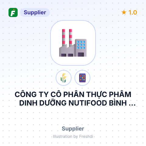 CÔNG TY CỔ PHẦN THỰC PHẨM DINH DƯỠNG NUTIFOOD BÌNH DƯƠNG – summary card, no photo uploaded yet