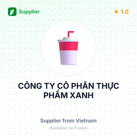 CÔNG TY CỔ PHẦN THỰC PHẨM XANH – summary card, no photo uploaded yet