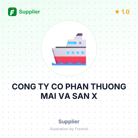 CONG TY CO PHAN THUONG MAI VA SAN X – summary card, no photo uploaded yet