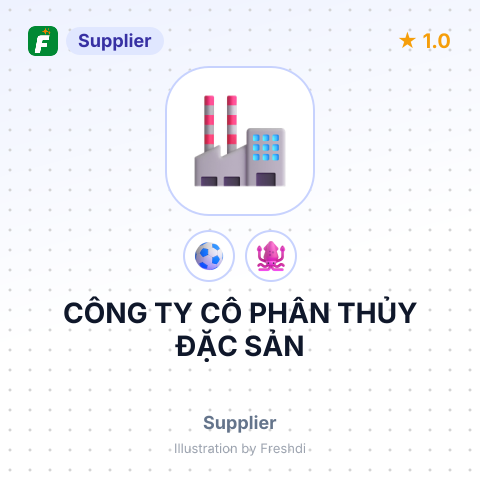 CÔNG TY CỔ PHẦN THỦY ĐẶC SẢN – summary card, no photo uploaded yet